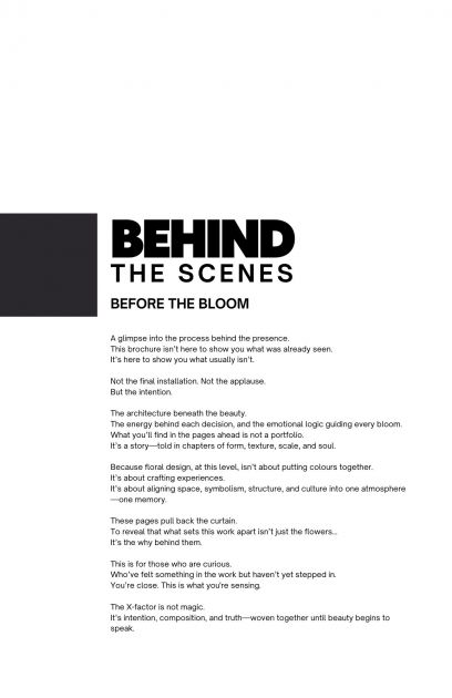 Behind the Scenes &mdash; For You