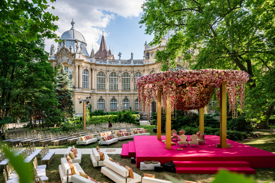 Romantic Splendor: An Indian Wedding at Historic Vajdahunyad Castle, Budapest