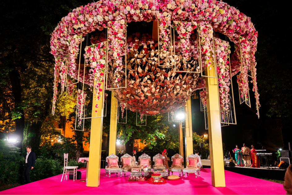 Romantic Splendor: An Indian Wedding at Historic Vajdahunyad Castle, Budapest