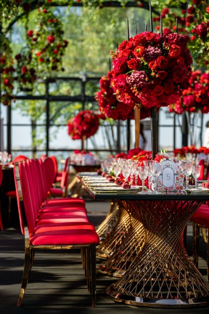 Red Party Wedding Event