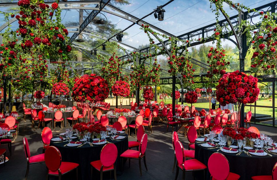 Red Party Wedding Event