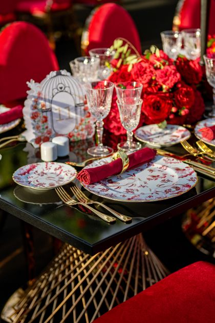Red Party Wedding Event