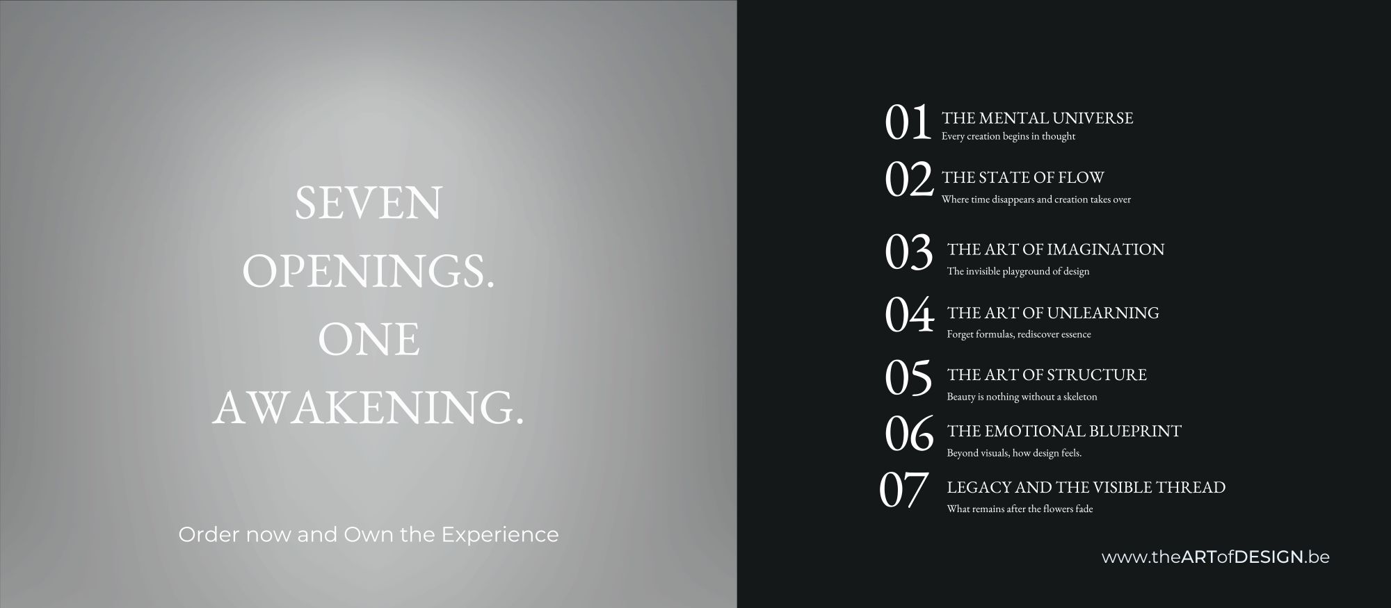 NEW BOOK 'The ART of DESIGN'