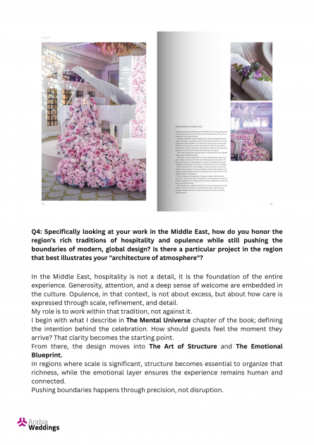 The Art of Design &mdash; Featured in Arabia Weddings