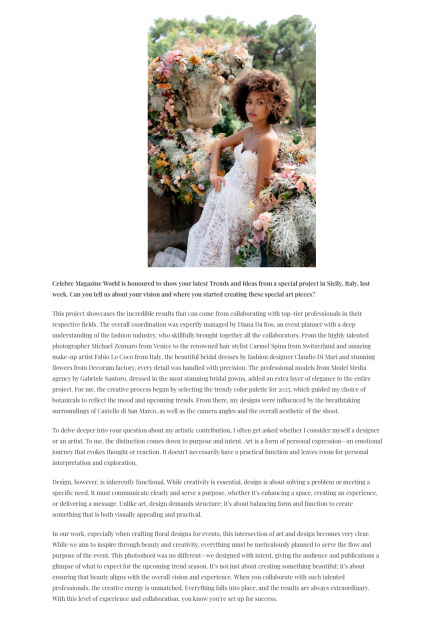 Celebre Magazine World